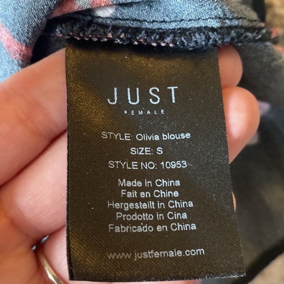 Just Female Olivia wrap blouse - Picture 5 of 5